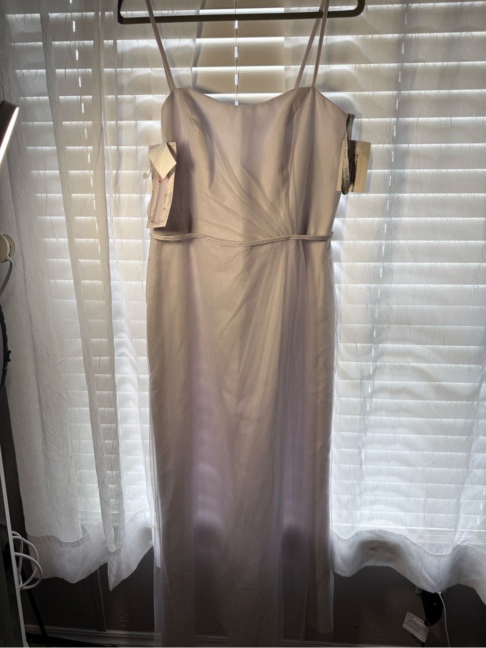 ✨NWT✨ Alfred Angelo Mist Gray Modern Vintage Formal Gown (Size 12)